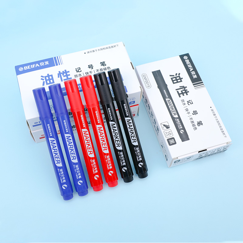 Oil Based Permanent Marker for Metal Wood Cloth Paper