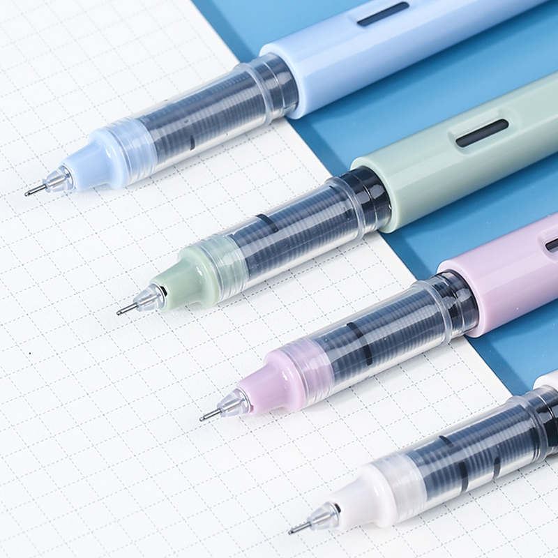 0.5mm Simple Morandi Liquid Ink Rollerball Pen China Manufacturer