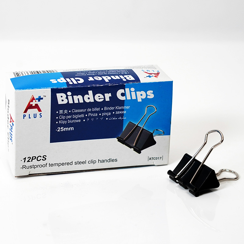 25mm Black Binder Clips