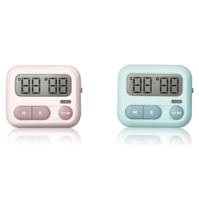 6.5*5.4*2.0cm Mini Multifunctional Timer and Alarm Clock with Vibration