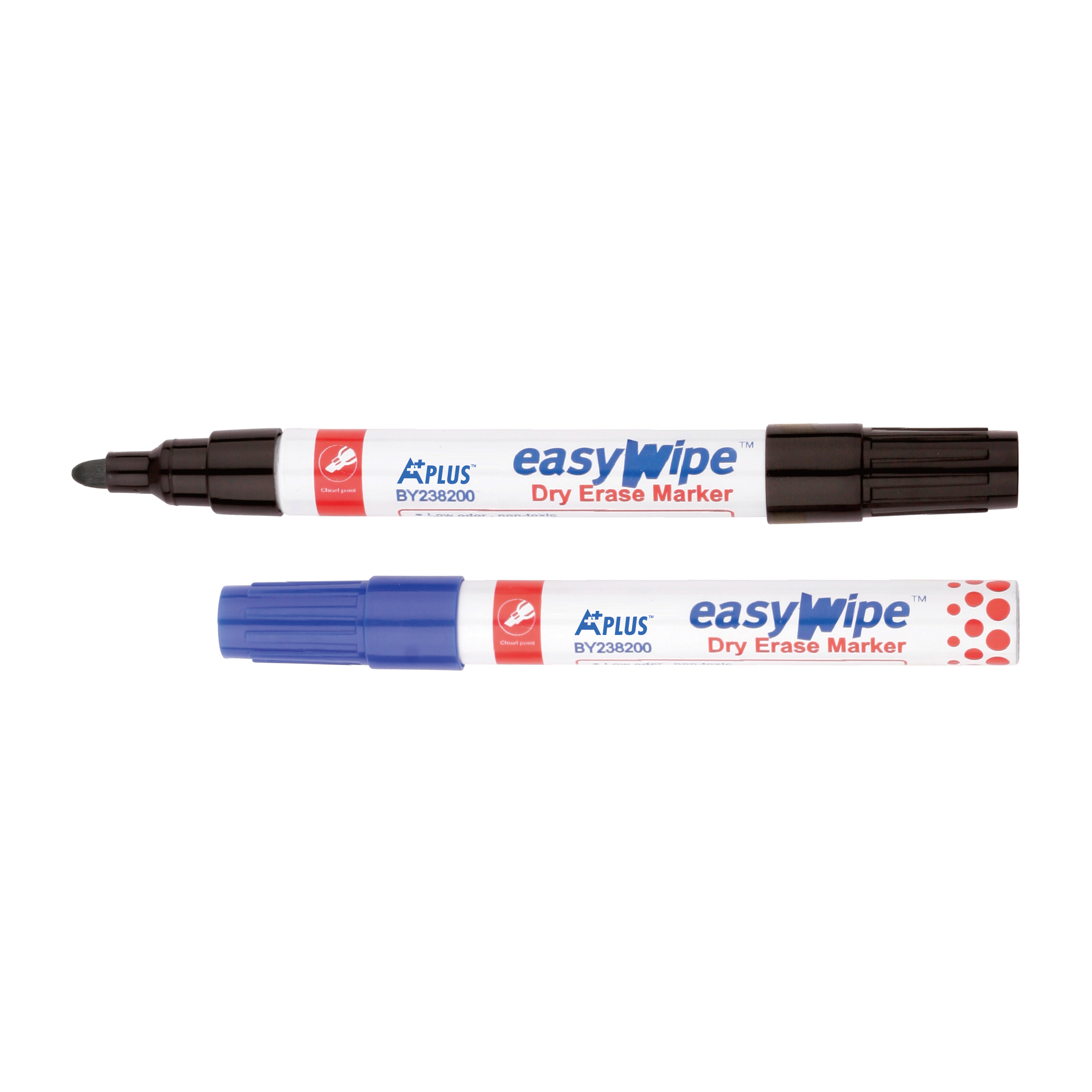Easy Wipe Red/Black/Blue Whiteboard Markers Aluminum Tube for Glass,3mm