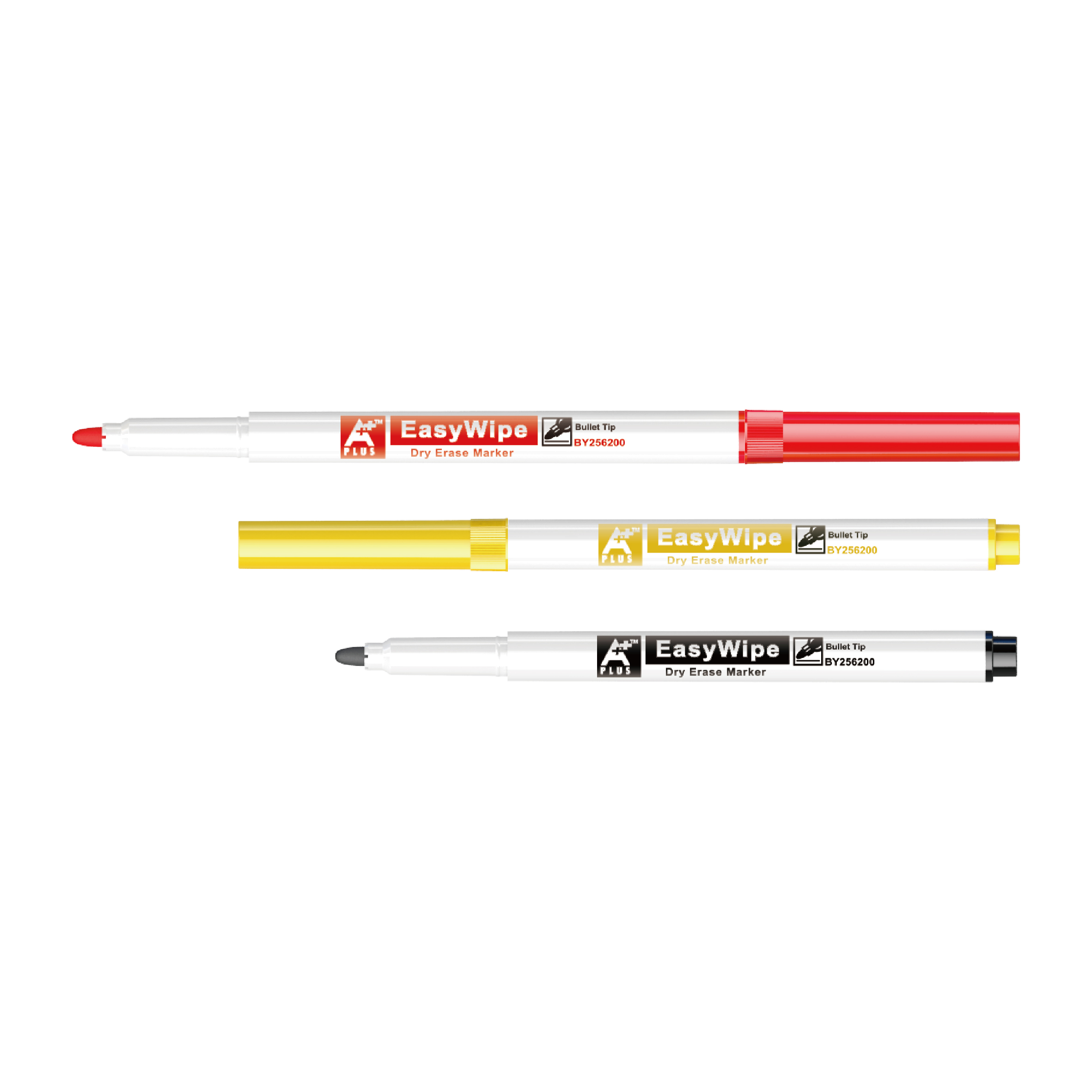 2.5mm Erase Easily Quick Drying Slim Whiteboard Marker Bullet Tip, thin whiteboard markers