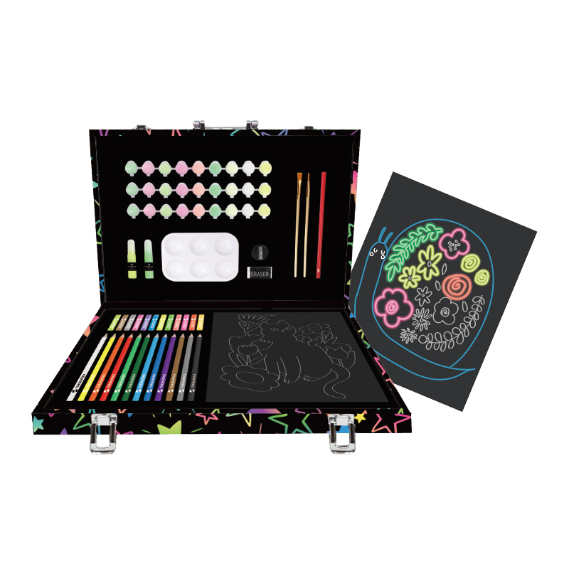 83PCS Glow Art Painting Set