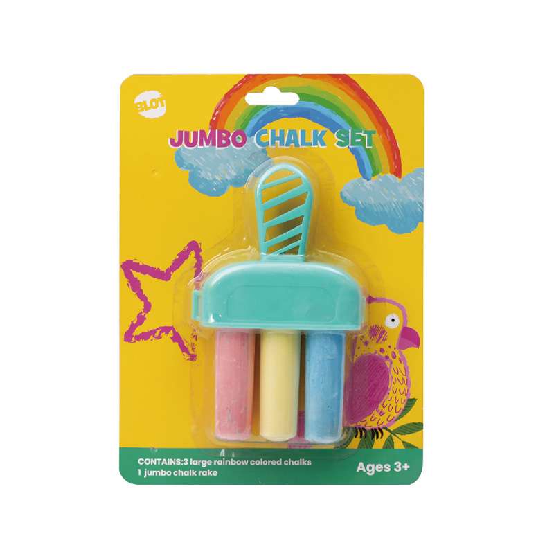 Jumbo Chalk Set with Chalk Rake
