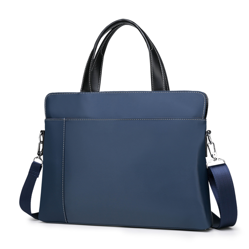 Oxford Cloth Black&Blue Laptop Case with Shoulder Straps