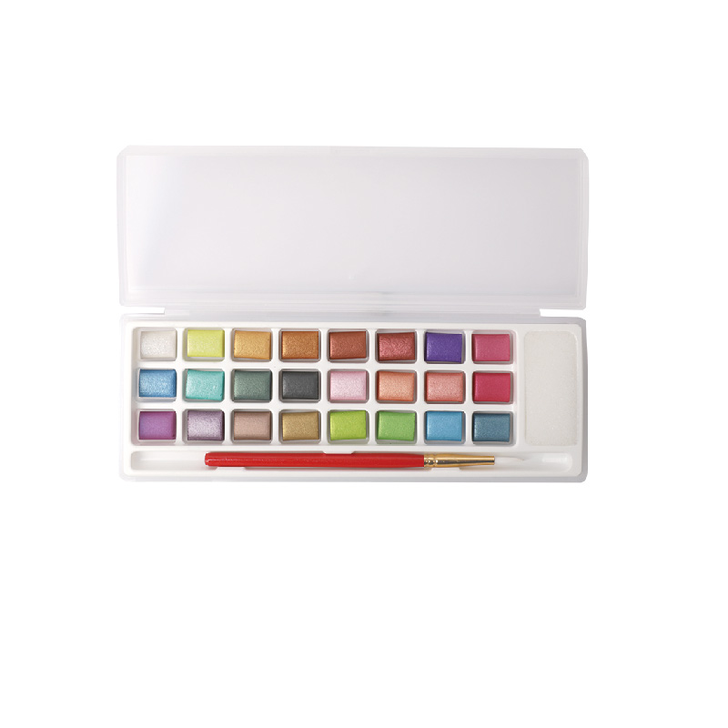 24PCS Metallic Watercolor  Set