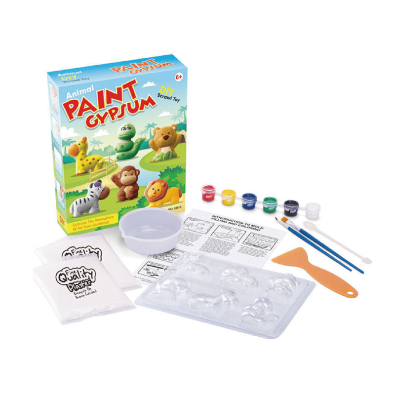 Paint Gypsum DIY Scrawl Toy