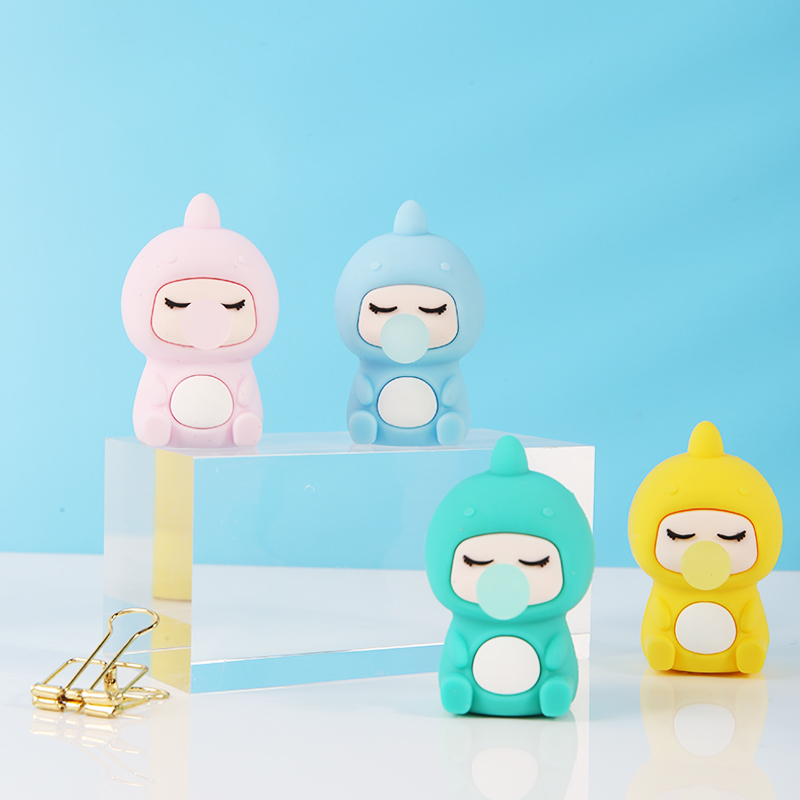 Lemon Duck Mini Portable Handhold Pencil Sharpener Baby Shape