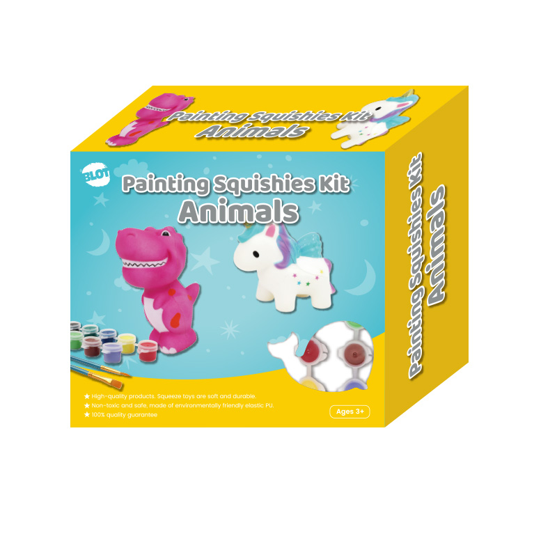 Animals DIY Squishy Painting Kit