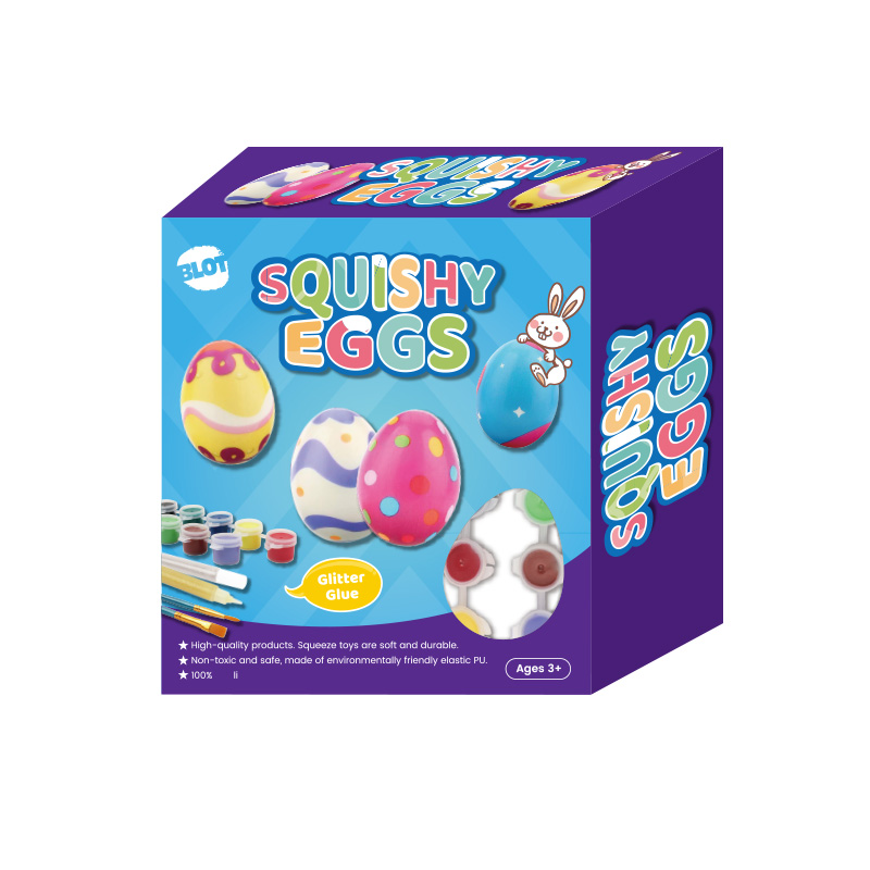 Easter Eggs in China DIY Squishy Painting Kit