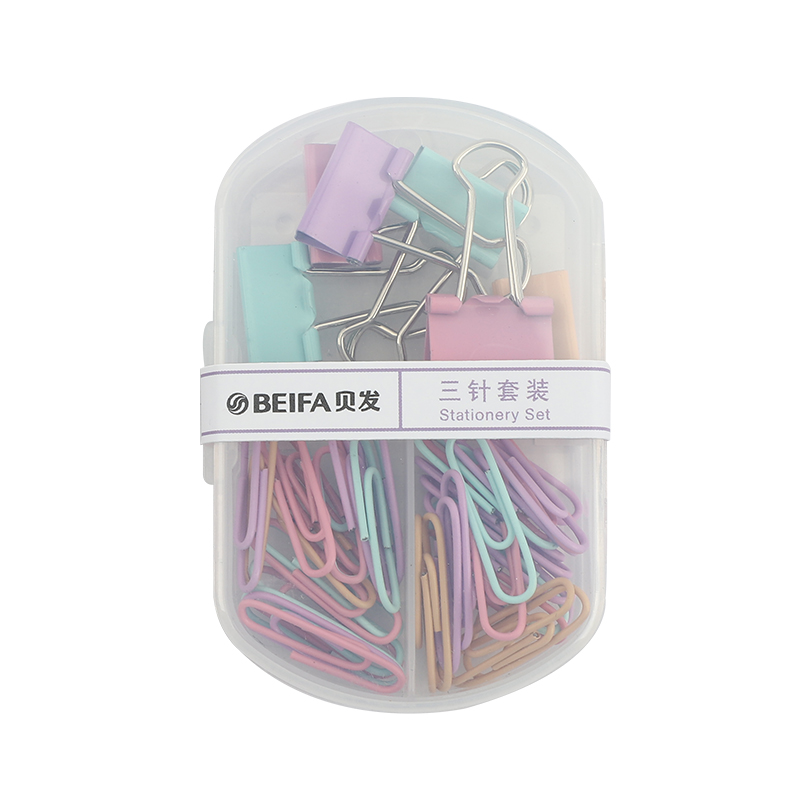 Binder Clips Paper Clips Standard Size Office Supplies Kit Set