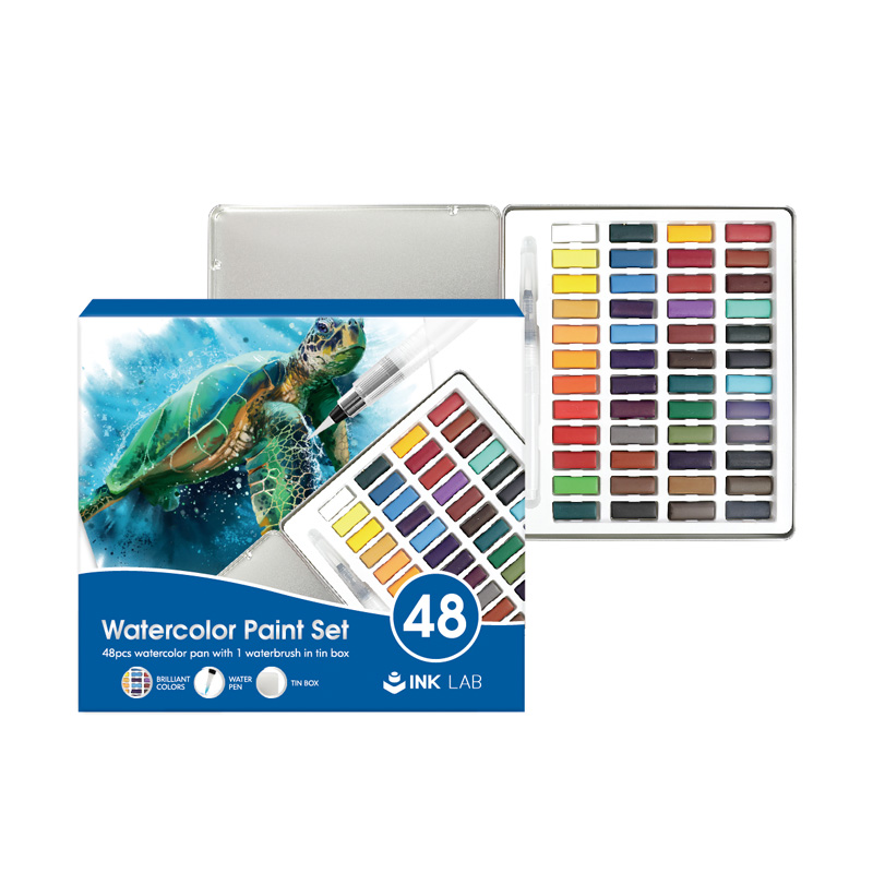 48pcs Watercolor Pan Set